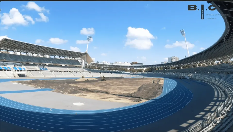 Stade Charléty après rénovation